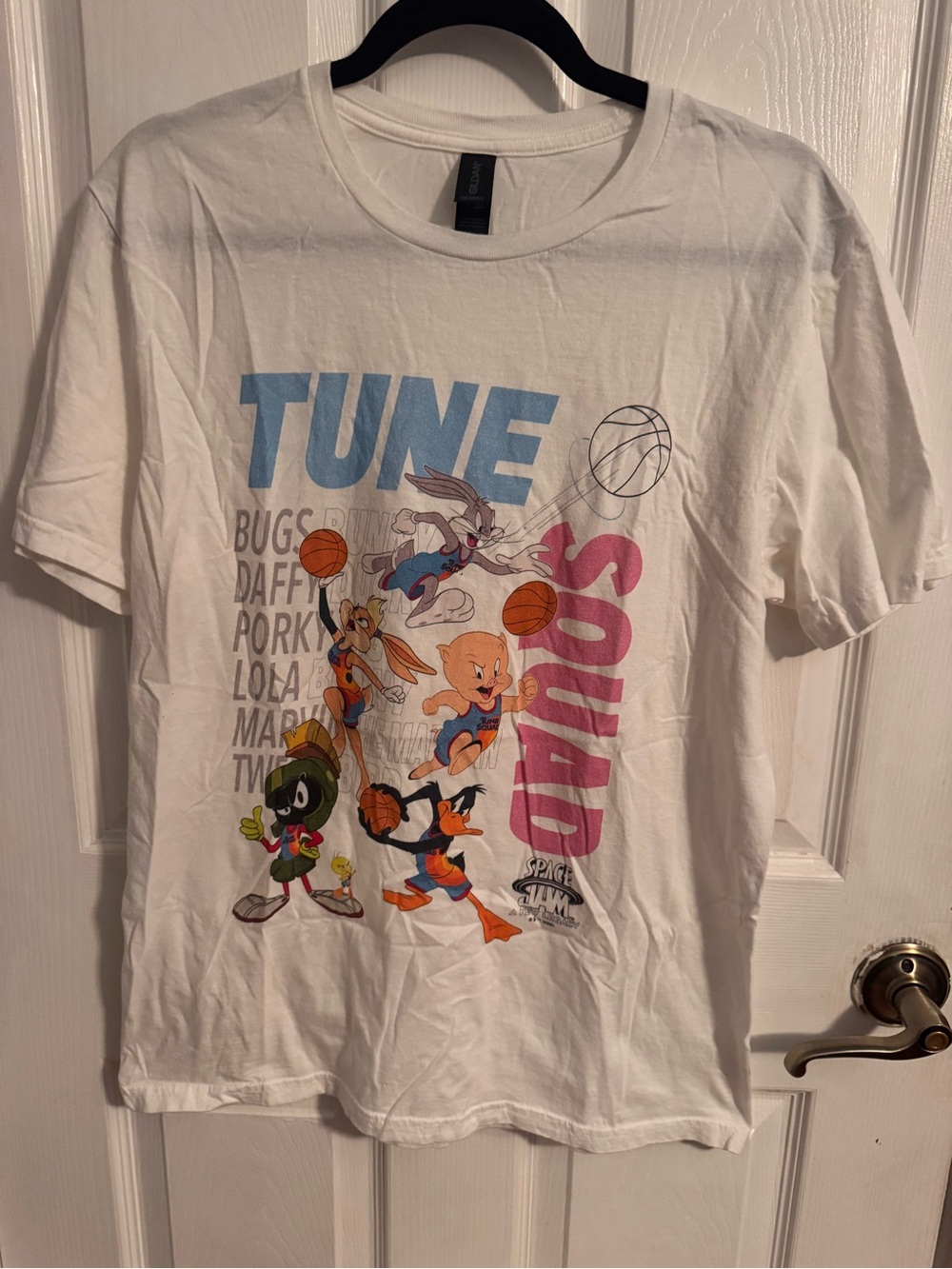 Looney Tunes White "Tune Squad" Graphic T-Shirt